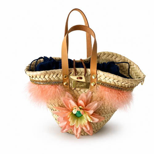Camelia detalles  — capazo palma floral exclusivo — lo-peto