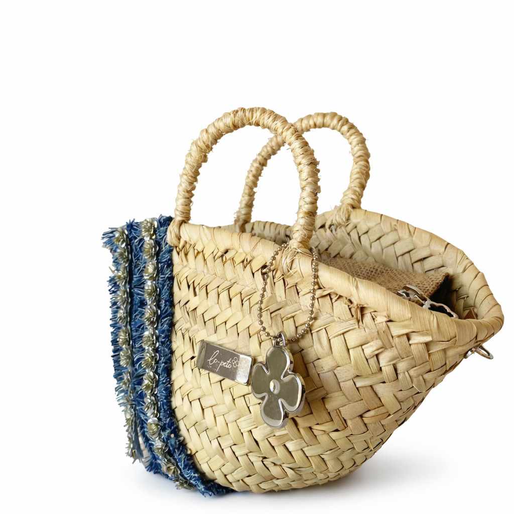 Brisa · Mini Capazo de Palma | Marea Azul