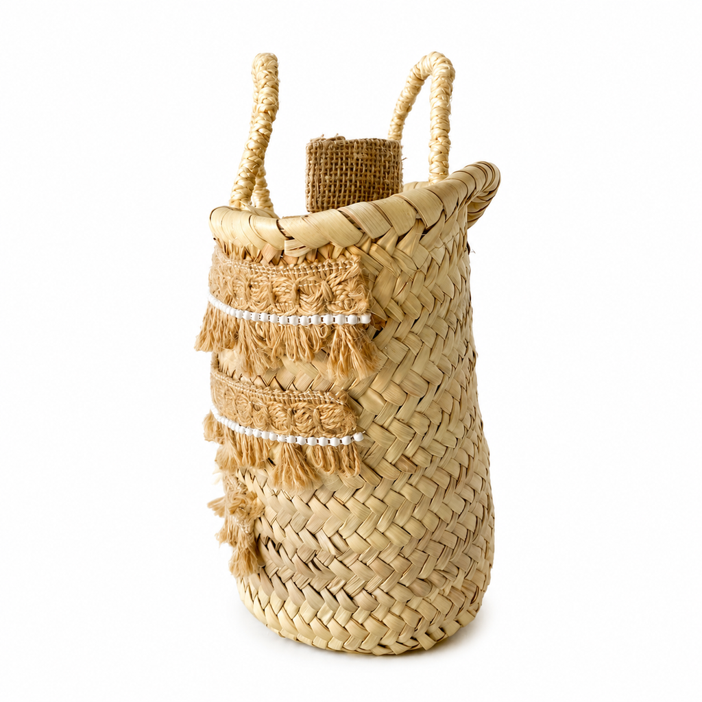 Melina lateral— bolso palma artesanal Flor en Palma — lo-peto