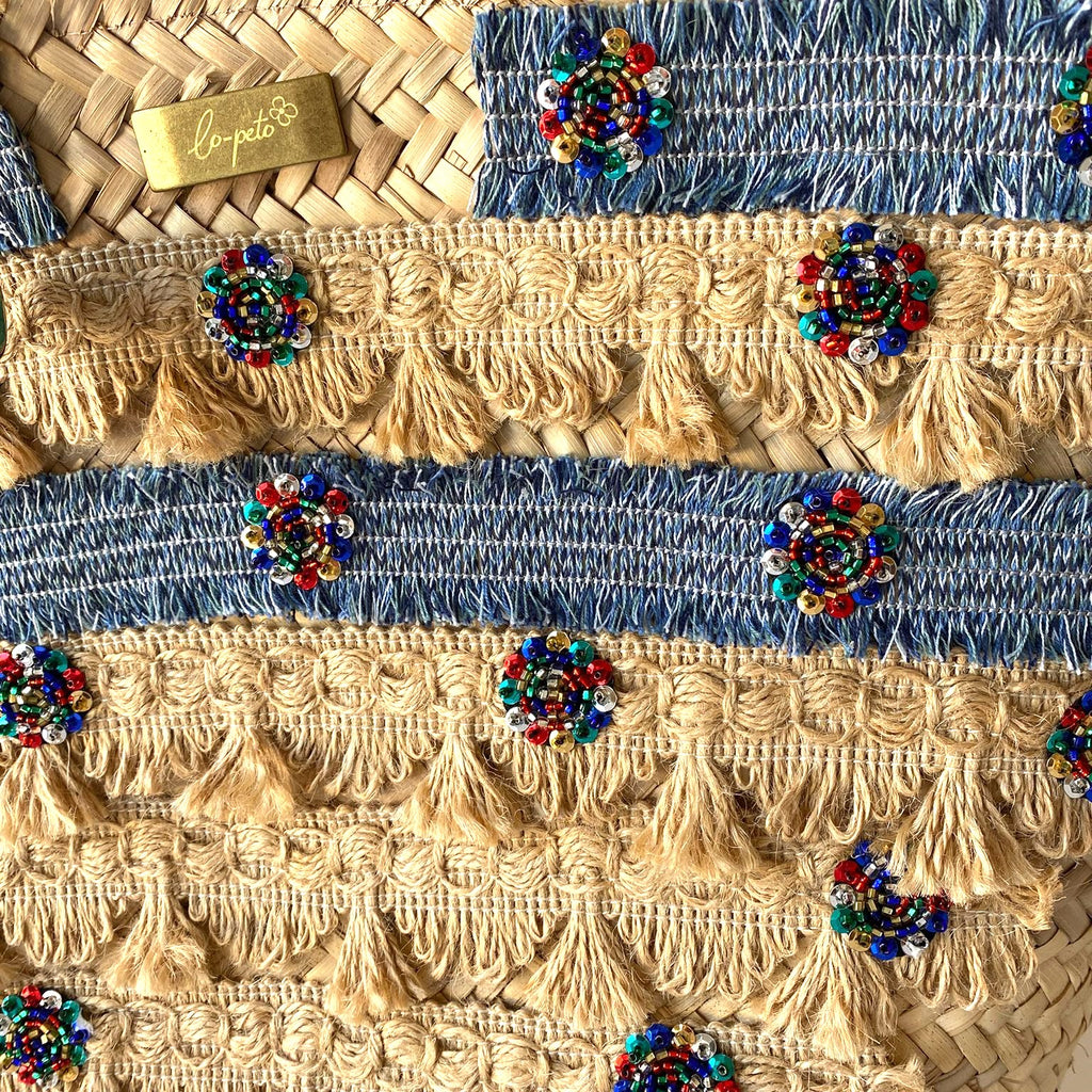 Riviera · Capazo de Mano | Marea Azul