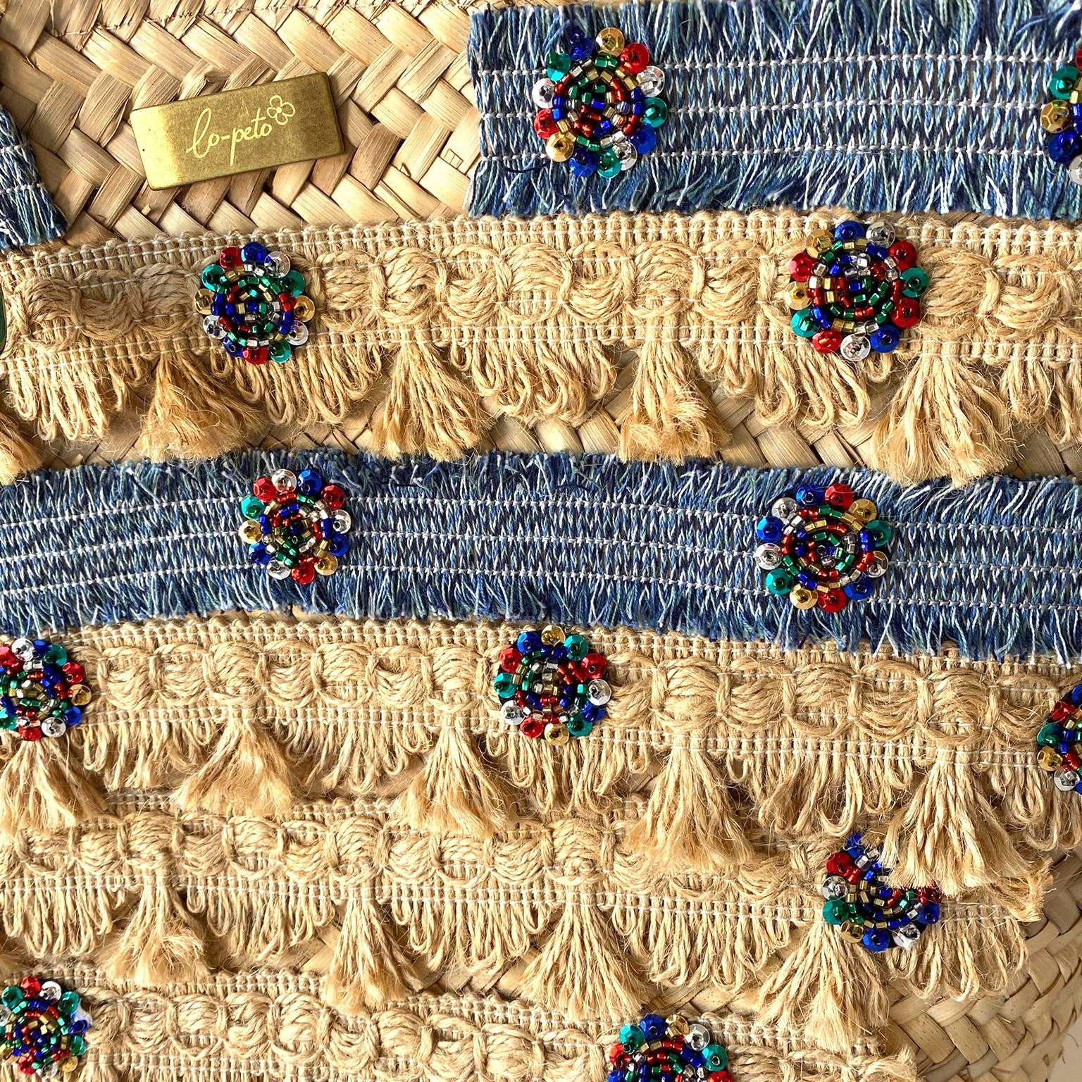 Riviera · Capazo de Mano | Marea Azul