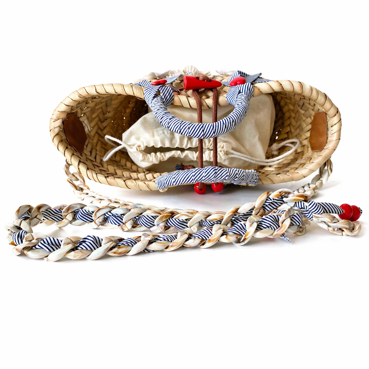 Colette tumbado — bolso palma verano hecho a mano España — lo-peto